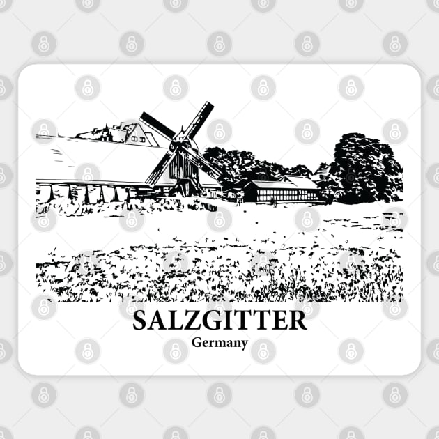 Salzgitter - Germany Magnet by Lakeric